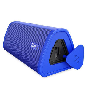 Graffiti Printed Wireless Bluetooth Speaker - Metal / Blue