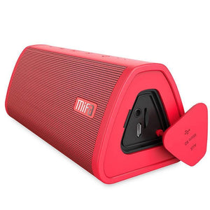 Graffiti Printed Wireless Bluetooth Speaker - Metal / Red