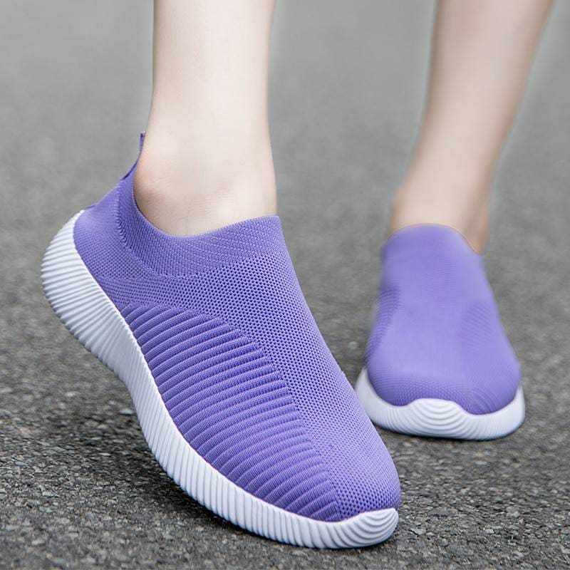 High Quality Vulcanized Women’s Walking Shoes - Purple / 40