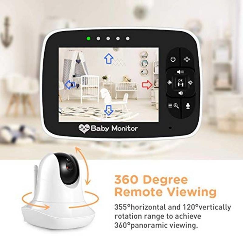 High Resolution Baby Monitor with Night Vision Remote Camera