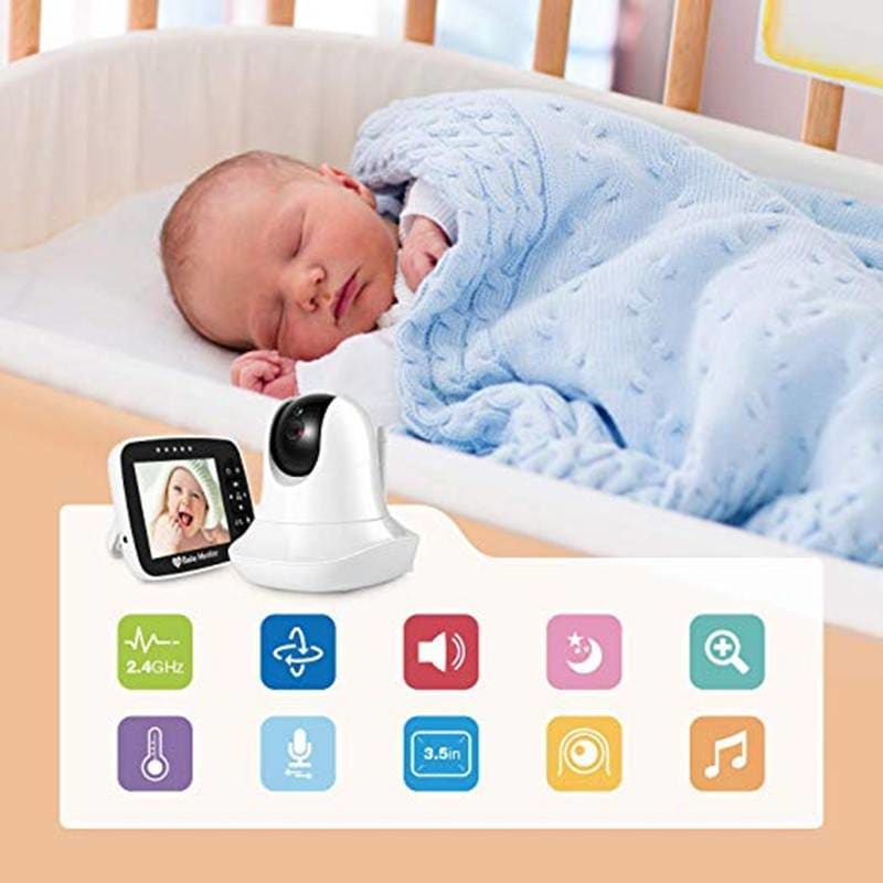 High Resolution Baby Monitor with Night Vision Remote Camera