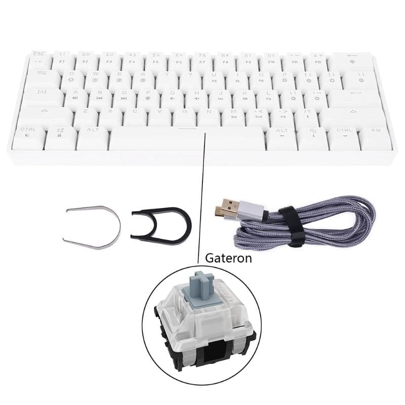Key Mechanical Keyboard With USB Wired LED - WGateronSL