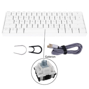 Key Mechanical Keyboard With USB Wired LED - WGateronSL