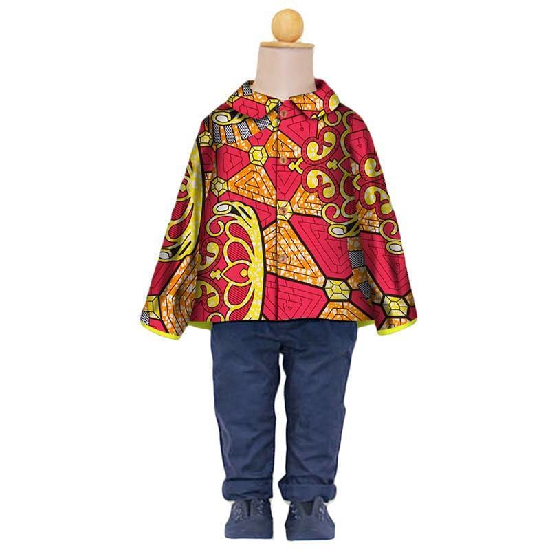 Kid’s Cotton Printed Coat