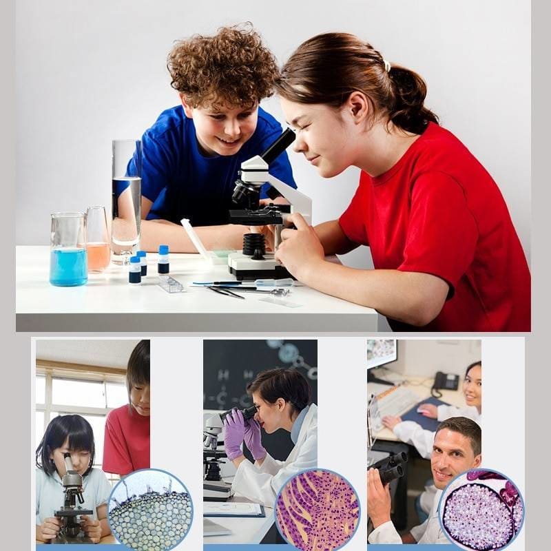 Kid’s Microscope with Smartphone Holder - White