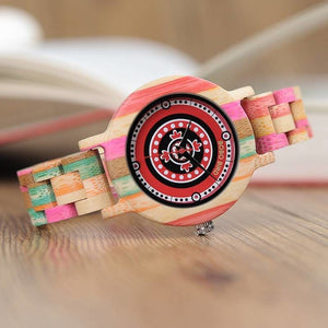 Kid’s Pink Wooden Watch