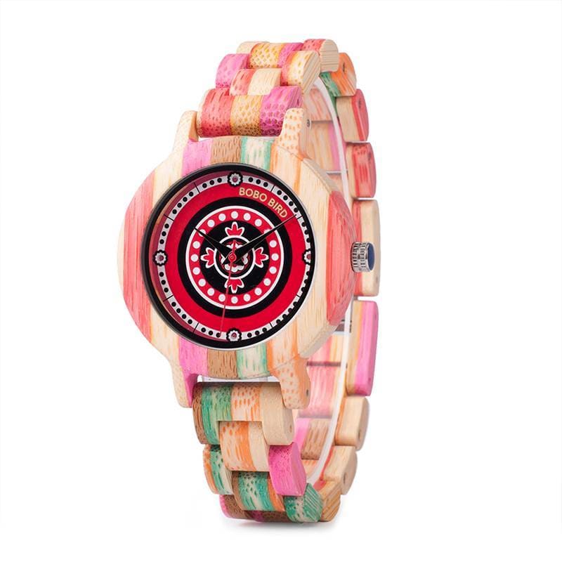 Kid’s Pink Wooden Watch