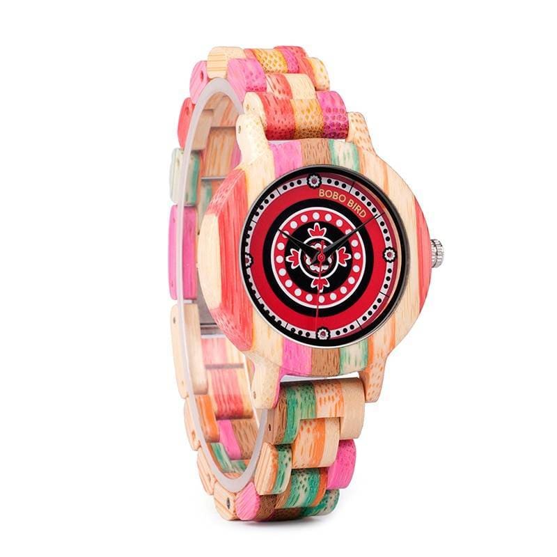 Kid’s Pink Wooden Watch