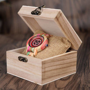 Kid’s Pink Wooden Watch