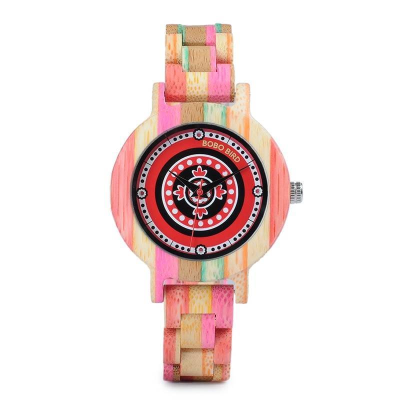 Kid’s Pink Wooden Watch