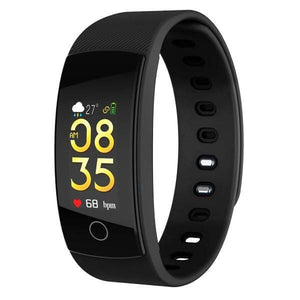 Laconic Style Waterproof Fitness Wristband - Black