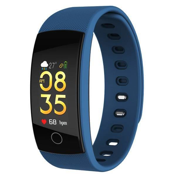 Laconic Style Waterproof Fitness Wristband - Blue