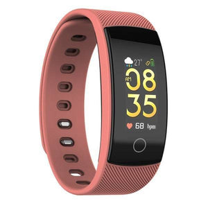 Laconic Style Waterproof Fitness Wristband - Pink
