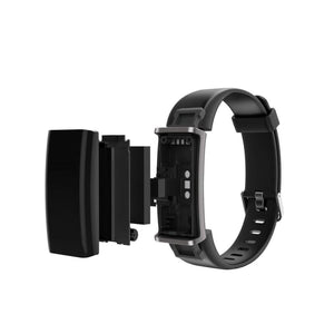 LCD Smart Fitness Bracelet - blue / Waterproof