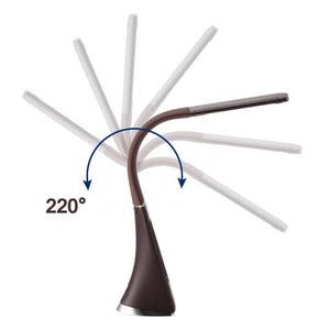 LED Desk Lamp with LCD Display and Alarm Clock