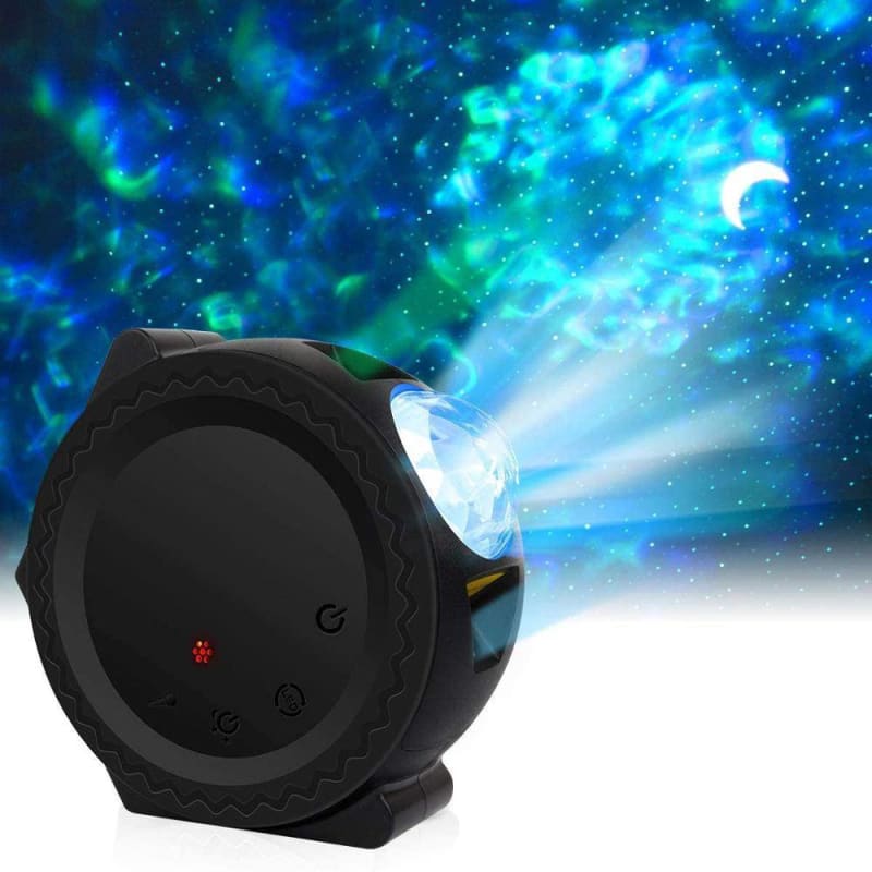 LED Star Projector Night Light - Black Color