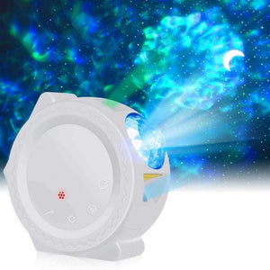 LED Star Projector Night Light - White Color