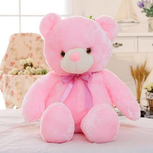 LED Teddy Bear Christmas Gift - About 50cm / Pembe
