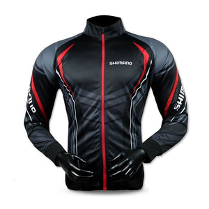 Long Sleeve Breathable Fishing Shirt - S / blue scarf
