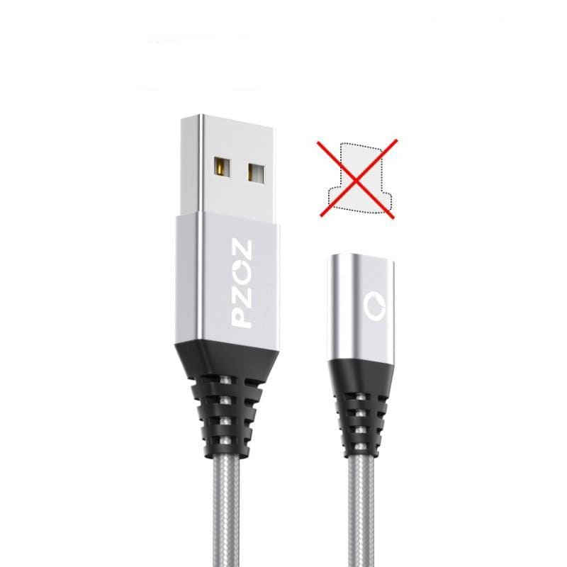 Magnetic Micro USB Type C Lightning to Cable - 1M Black NO 