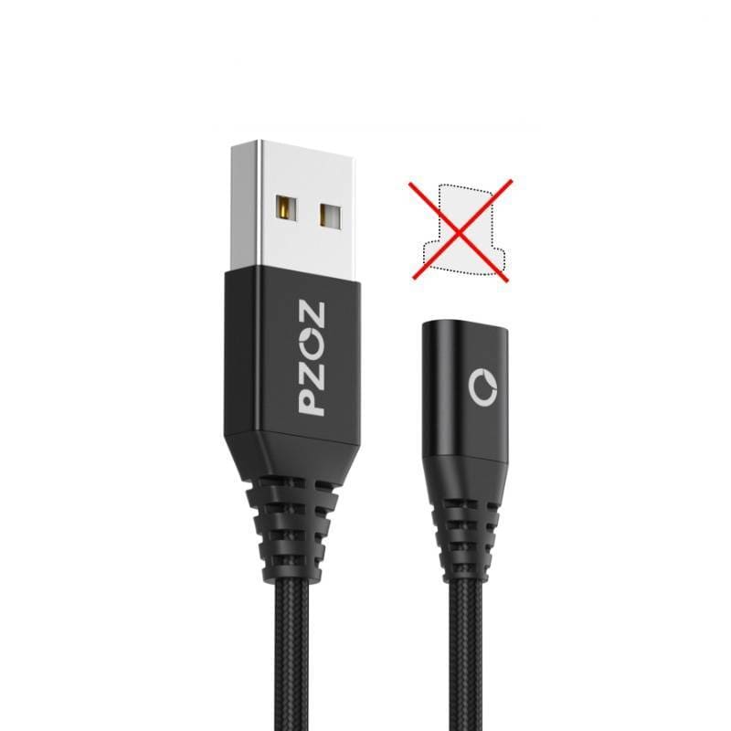 Magnetic Micro USB Type C Lightning to Cable - 1M Black NO 