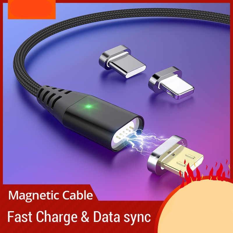 Magnetic Micro USB Type C Lightning to Cable