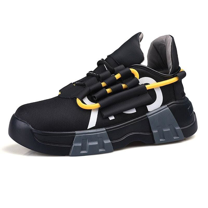 New Men Lace-Up Breather Mesh Casual Shoes - Green / 45