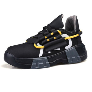 New Men Lace-Up Breather Mesh Casual Shoes - Green / 45