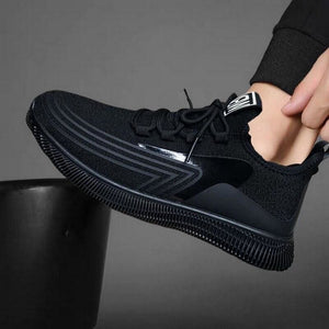 Men Lightweight Breathable Sneakers Shoes - Black 1 / 41