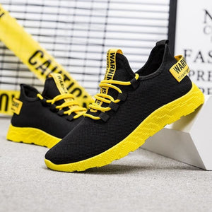 Men Sneakers Mesh Casual Shoes - red / 11