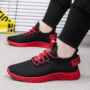 Men Sneakers Mesh Casual Shoes - red / 8