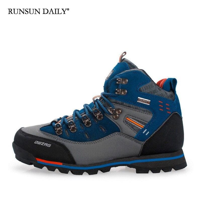 Men Winter Mountain Climbing Trekking Boots - Orange / 40