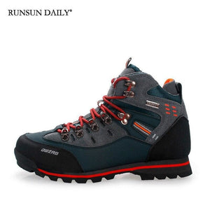 Men Winter Mountain Climbing Trekking Boots - Orange / 45