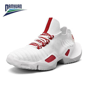 Men’s Casual Fashion Sport Running Shoes - White / 46