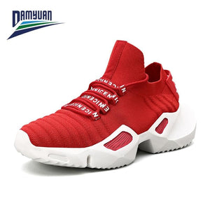Men’s Casual Fashion Sport Running Shoes - White / 47