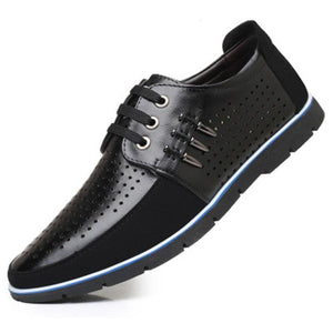 New Men’s Handmade Casual Shoes - Brown / 6.5