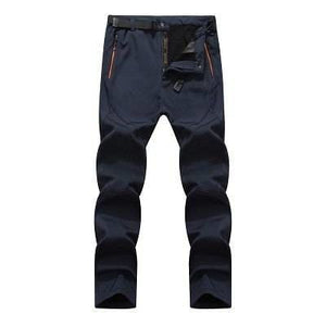 Men’s Softshell Fleece Pants - Gray / 5XL