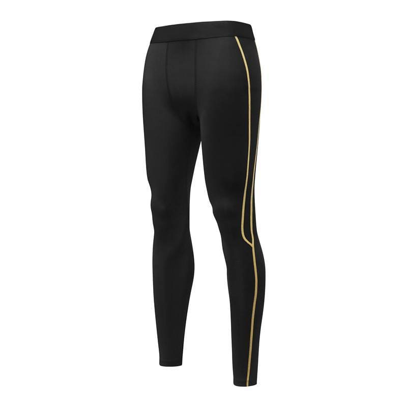 Men’s Sports Running Compression Pants - Green / XL