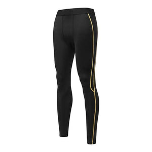 Men’s Sports Running Compression Pants - Green / XL