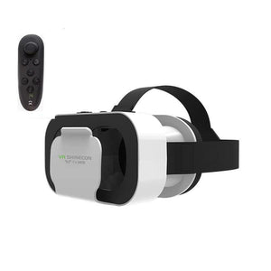 Mini 3D Virtual Reality Glasses - Silver / VR with Black 