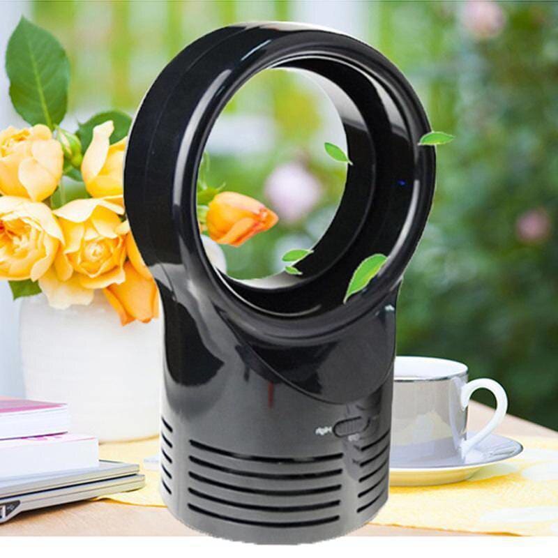 Mini Portable Desktop Bladeless Fan - Black / UK