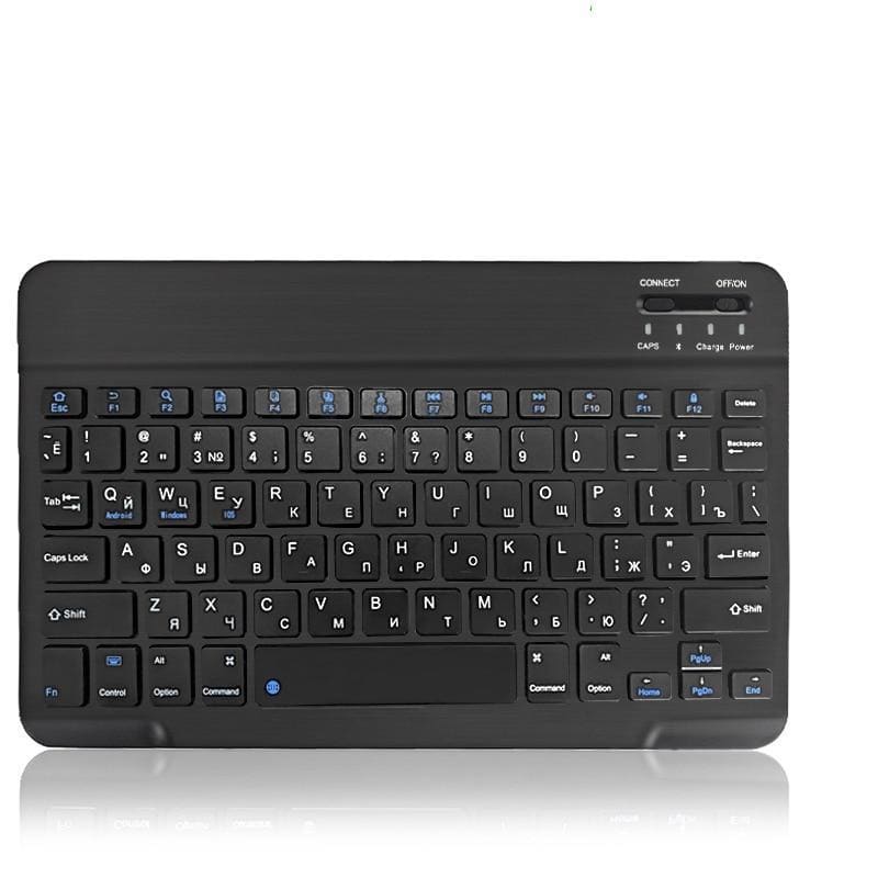 Mini Wireless Bluetooth Keyboard - 10 in Black Russian