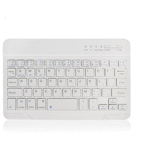 Mini Wireless Bluetooth Keyboard - 10 in white English
