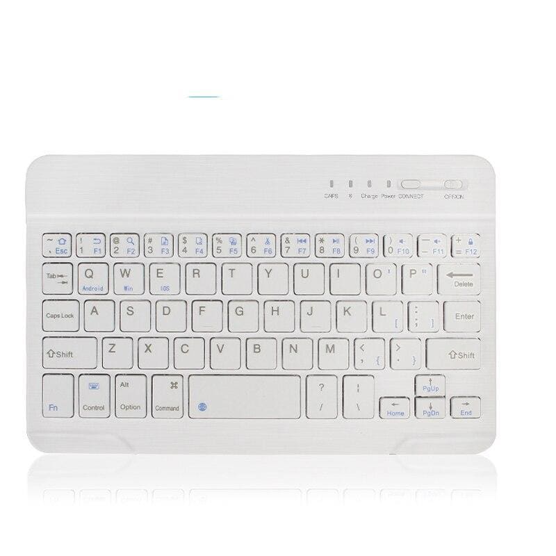 Mini Wireless Bluetooth Keyboard - 9 in white English