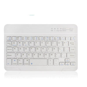 Mini Wireless Bluetooth Keyboard - 9 in white English