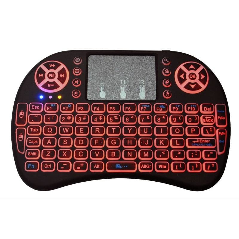 Mini Wireless Keyboard With Air Mouse Remote Touchpad