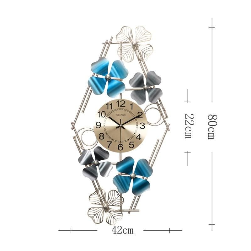 Modern simple creative wall clock - 80X42CM