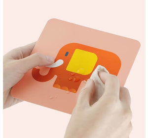 Montessori Visual Learning Cards Set - 4 Pcs x