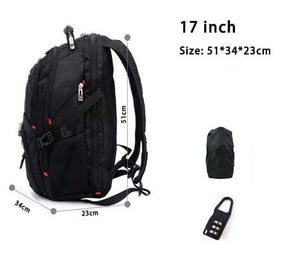 Multifunctional Laptop Backpack Waterproof - 17in cover and 