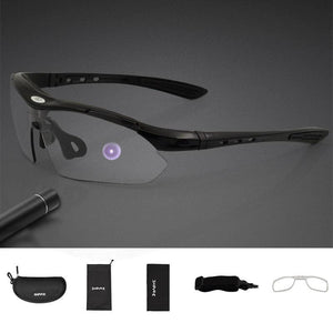 Photochromic Cycling Sunglasses - 38 / Photochromic-1lens